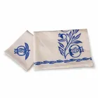 Italiensk håndværker med morgenmadsservice Håndtryk på antikke stoffer - mærker Viadurini