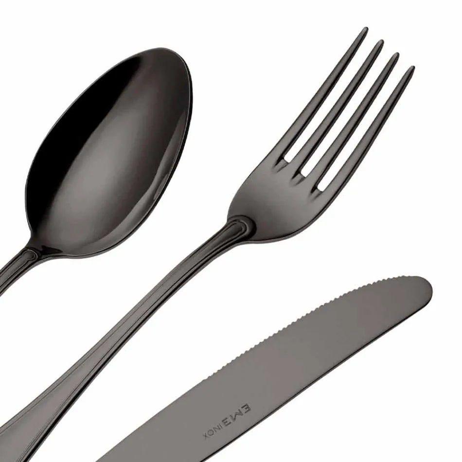 Komplet sæt luksusdesign rustfrit stålbestik 24 stykker - chef Viadurini