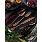 Komplet sæt luksusdesign rustfrit stålbestik 24 stykker - chef Viadurini