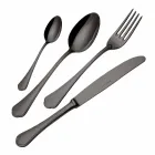 Komplet sæt luksusdesign rustfrit stålbestik 24 stykker - chef Viadurini