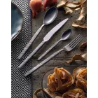 Komplet stålbestikssæt 24 stykker Design Made in Italy - Tricky Viadurini