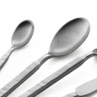 Komplet stålbestikssæt 24 stykker Design Made in Italy - Tricky Viadurini