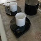 Kaffeservice i Carrara Marmor og Moderne Marquinia Lavet i Italien - Garda Viadurini