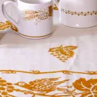 Sengetøj til morgenmad med håndlavet enkelt stykke - mærker Viadurini