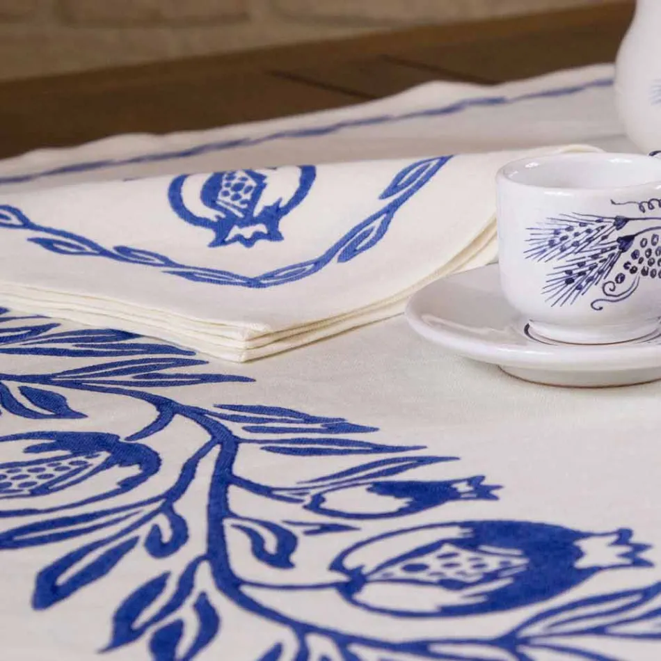 Sengetøj til morgenmad med håndlavet enkelt stykke - mærker Viadurini