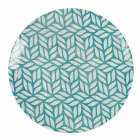 Komplet bordservering i farvet porcelæn 18 stykker - Indonesien Viadurini