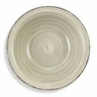 Service med farvede plader 18 stykker i moderne stentøj - Abruzzo Viadurini