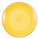 Service med farvede plader 18 stykker i moderne stentøj - Abruzzo Viadurini