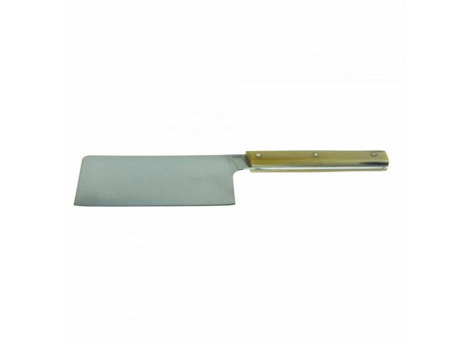 Service af 4 håndværksostknive lavet i Italien - ost Viadurini