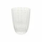 Sæt med 6 moderne farvede glasdesignbriller til vand - Botswana Viadurini