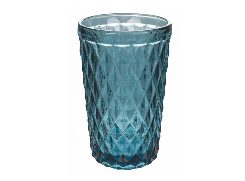 12 dele udskåret glas drinkware service - Artemisia