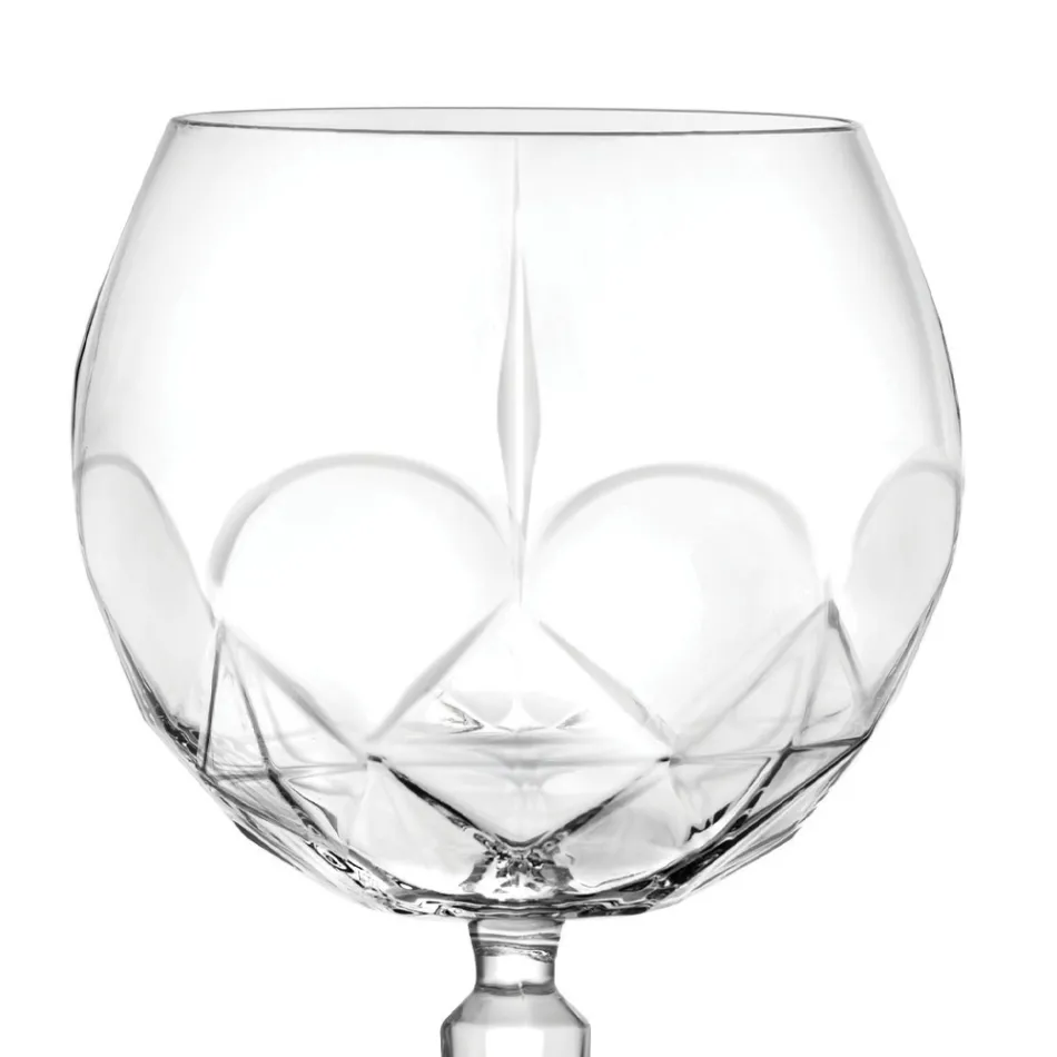 Gin Tonic Cocktail Glass Service i Eco Crystal 12 stk. - Bromeo Viadurini