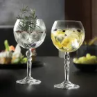 Gin Tonic Cocktail Glass Service i Eco Crystal 12 stk. - Bromeo Viadurini