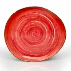 Sæt med 16 moderne designretter i elegant farvet stentøj - Simba Viadurini