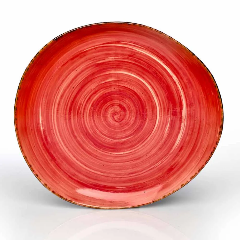 Sæt med 16 moderne designretter i elegant farvet stentøj - Simba Viadurini