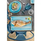 Sæt med 16 moderne designretter i elegant farvet stentøj - Simba Viadurini