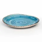 Sæt med 16 moderne designretter i elegant farvet stentøj - Simba Viadurini