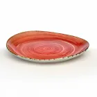 Sæt med 16 moderne designretter i elegant farvet stentøj - Simba Viadurini