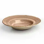 Sæt med 20 moderne farvede plader Elegant design stentøj - Simba Viadurini