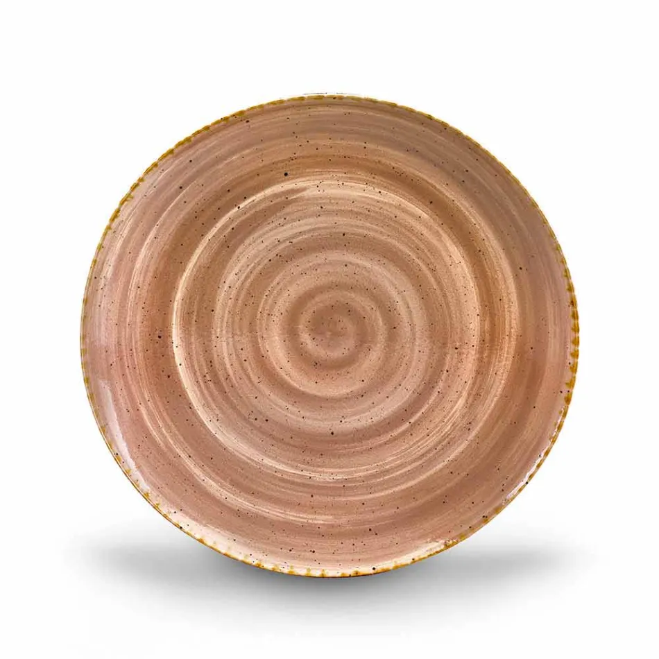 Sæt med 20 moderne farvede plader Elegant design stentøj - Simba Viadurini