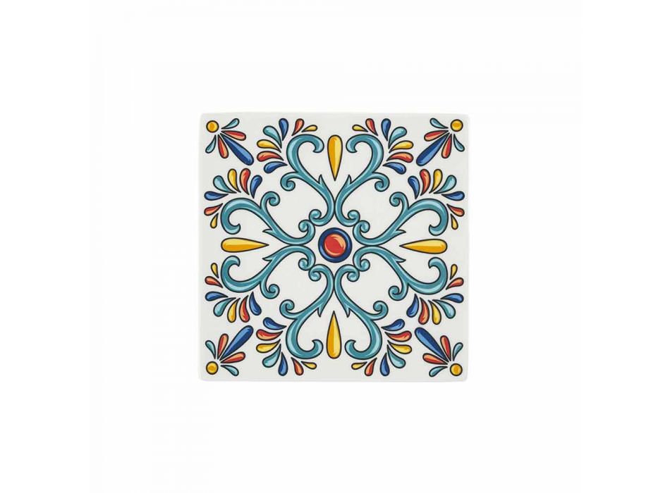 18 stykke moderne Gres og porcelænsfarvede pladeservice - Iglesias Viadurini