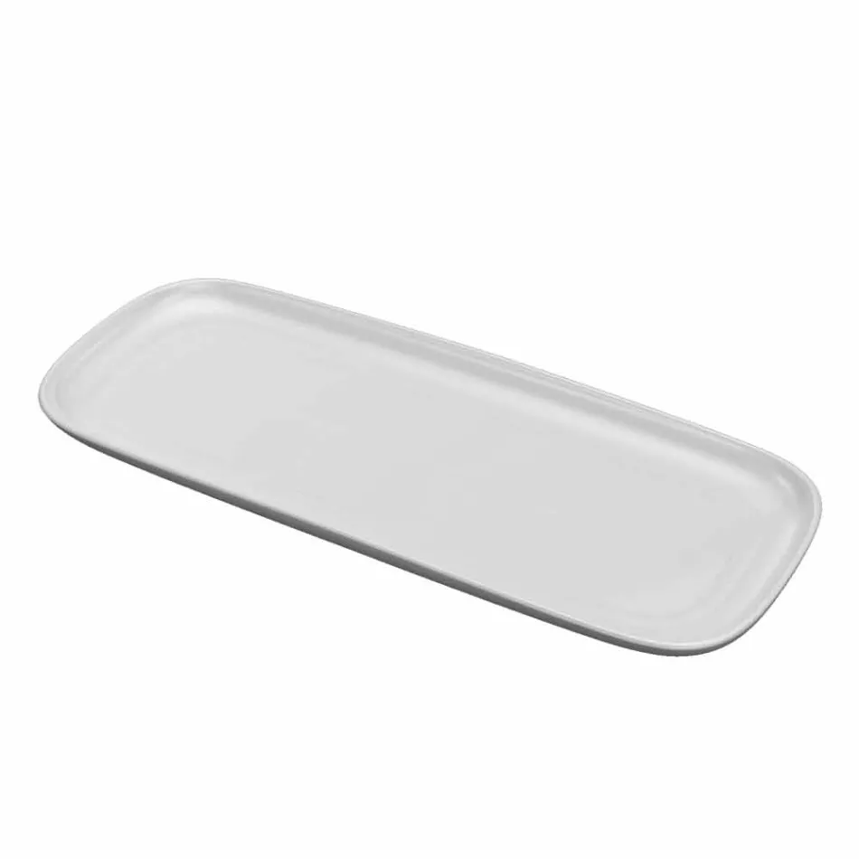 Moderne design porcelæn aperitif plader sæt 8 stykker - Galatino Viadurini