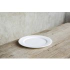 Hvid design porcelæns middags tallerken sæt 24 stykker - Samantha Viadurini