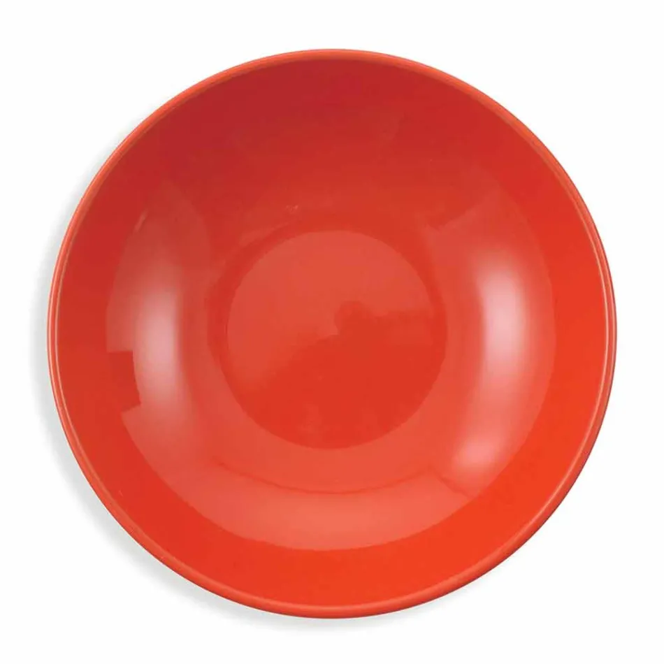 Service til etniske retter i porcelæn og farvet og moderne stentøj 18 stykker - Fez Viadurini