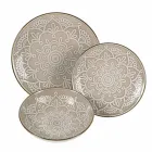 Retter service i hård Dolomitgrå, lyseblå eller blå 18 stykker - arabisk Viadurini