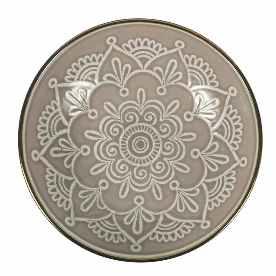 Retter service i hård Dolomitgrå, lyseblå eller blå 18 stykker - arabisk Viadurini