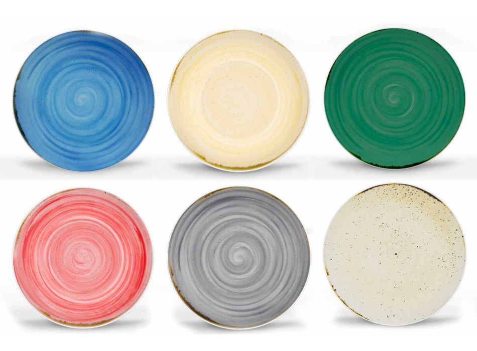 18 stykke porcelænsfarvet og moderne aftensmadstjeneste - Rurolo