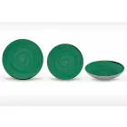 18 stykke porcelænsfarvet og moderne aftensmadstjeneste - Rurolo Viadurini