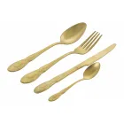 Sort eller guld satin bestiksæt komplet 24 stykker - Fantasy Viadurini