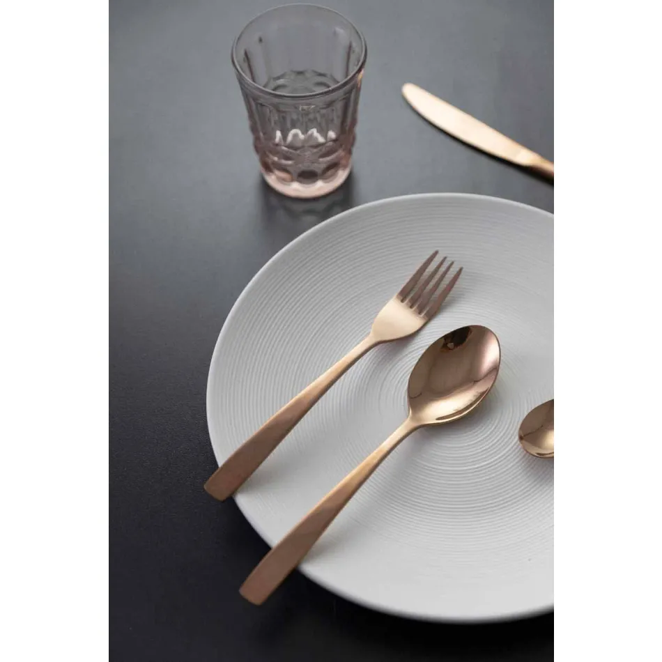 Luksusbestikssæt i 24 dele rustfrit stål - Wisconsinpos Viadurini