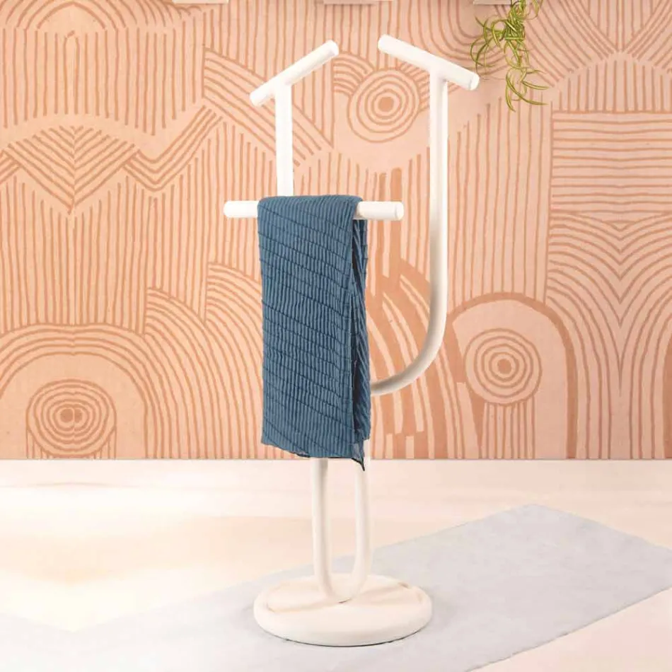 Designbetjent stativ i RAL malet stål fremstillet i Italien - Arcano Viadurini