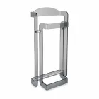 Moderne design Servomuto plexiglas røget Mose, lavet i Italien Viadurini