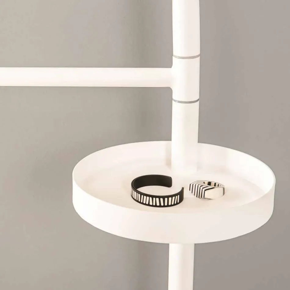 Moderne betjent stativ i RAL malet stål af Made in Italy design - Mirello Viadurini