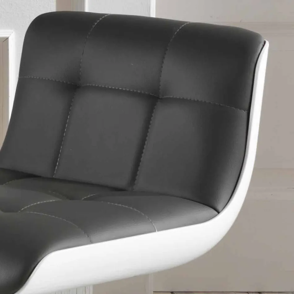 September 2 polstrede design afføring, justerbare i højden Ida Viadurini