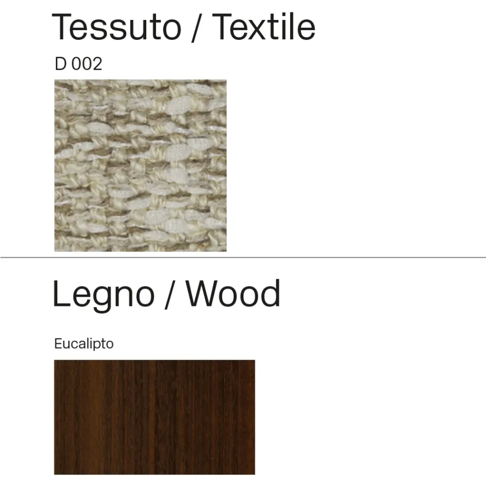 Sæt med 4 elegante spisebordsstole i massivt træ, fremstillet i Italien - Numa Viadurini