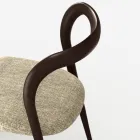 Sæt med 4 elegante spisebordsstole i massivt træ, fremstillet i Italien - Numa Viadurini
