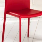 September 4 moderne stole Joy imiteret læder, helt dækket Viadurini