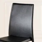 September 4 moderne stole Joy imiteret læder, helt dækket Viadurini