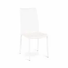 September 4 moderne stole Joy imiteret læder, helt dækket Viadurini