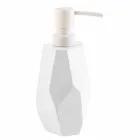 Sæt design badeværelses tilbehør i træ og harpiks Rivalba Viadurini