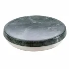 Moderne badeværelse tilbehør i marmoreret Bombei grøn marmor Viadurini