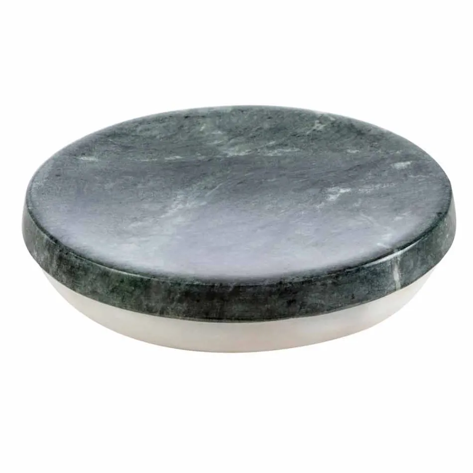 Moderne badeværelse tilbehør i marmoreret Bombei grøn marmor Viadurini