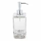 Moderne badeværelse tilbehør i Calacatta marmor og Carona glas Viadurini