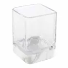 Moderne badeværelse tilbehør i Calacatta marmor og Carona glas Viadurini