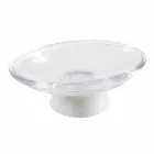 Moderne badeværelse tilbehør i Calacatta marmor og Carona glas Viadurini