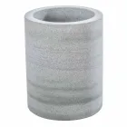 Montale grå sten badeværelse tilbehør sæt Viadurini